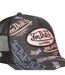 Casquette trucker avec filet print all over Cafe  Lavender Vondutch-3