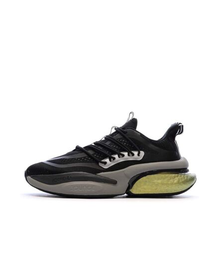 Baskets noires/grises homme adidas alphaboost
