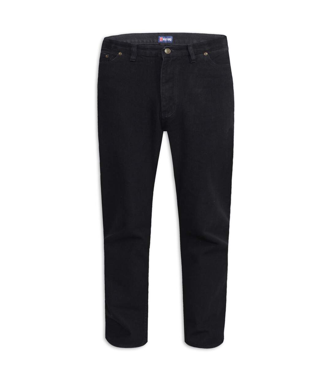 Mens D555 Rockford Comfort Kingsize Jeans Black Duke-2