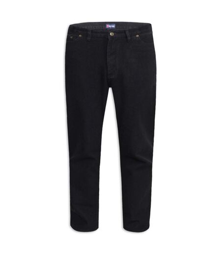Mens D555 Rockford Comfort Kingsize Jeans Black Duke