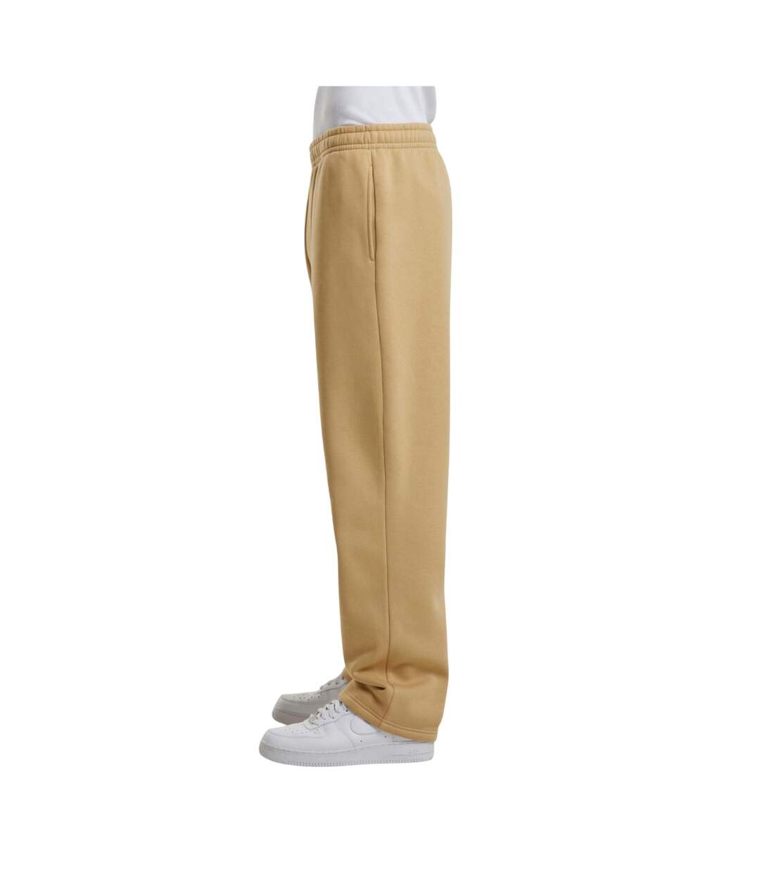 Bas De Jogging Molletonné Pour Hommes Beige Union Build Your Brand-3