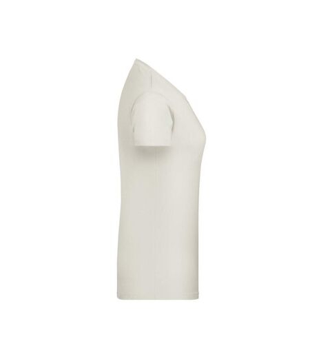 T-shirt Basic Femme Beige Pâle James And Nicholson