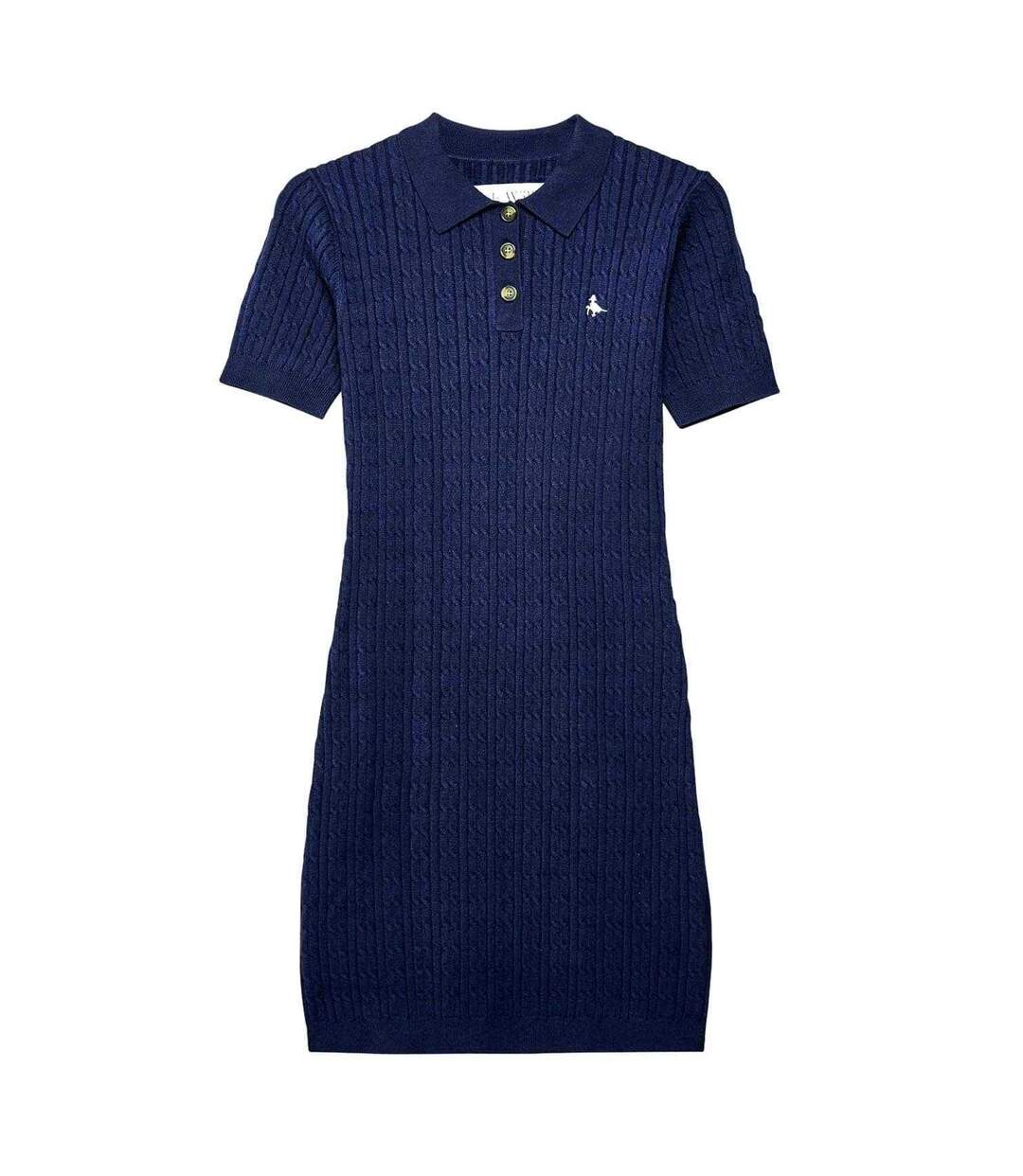 Robe Polo Femme Bleu Marine Jack Wills-2