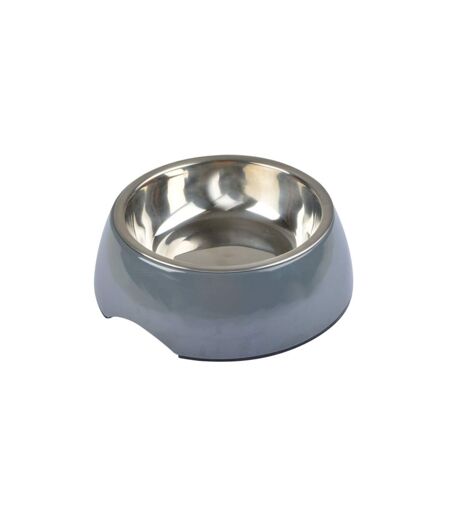 Gamelle pour Chien & Chat Bol Inox 14cm Anthracite