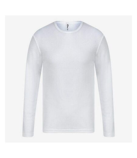 Absolute Apparel Mens Thermal Long Sleeve T-Shirt (White) - UTAB122