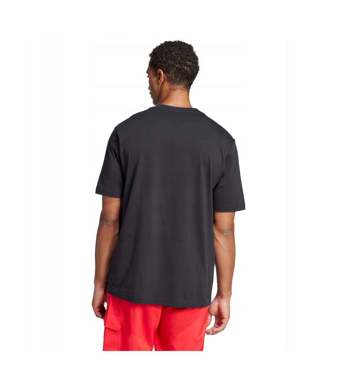 T-shirt Essentials Linear Homme Noir Adidas-3
