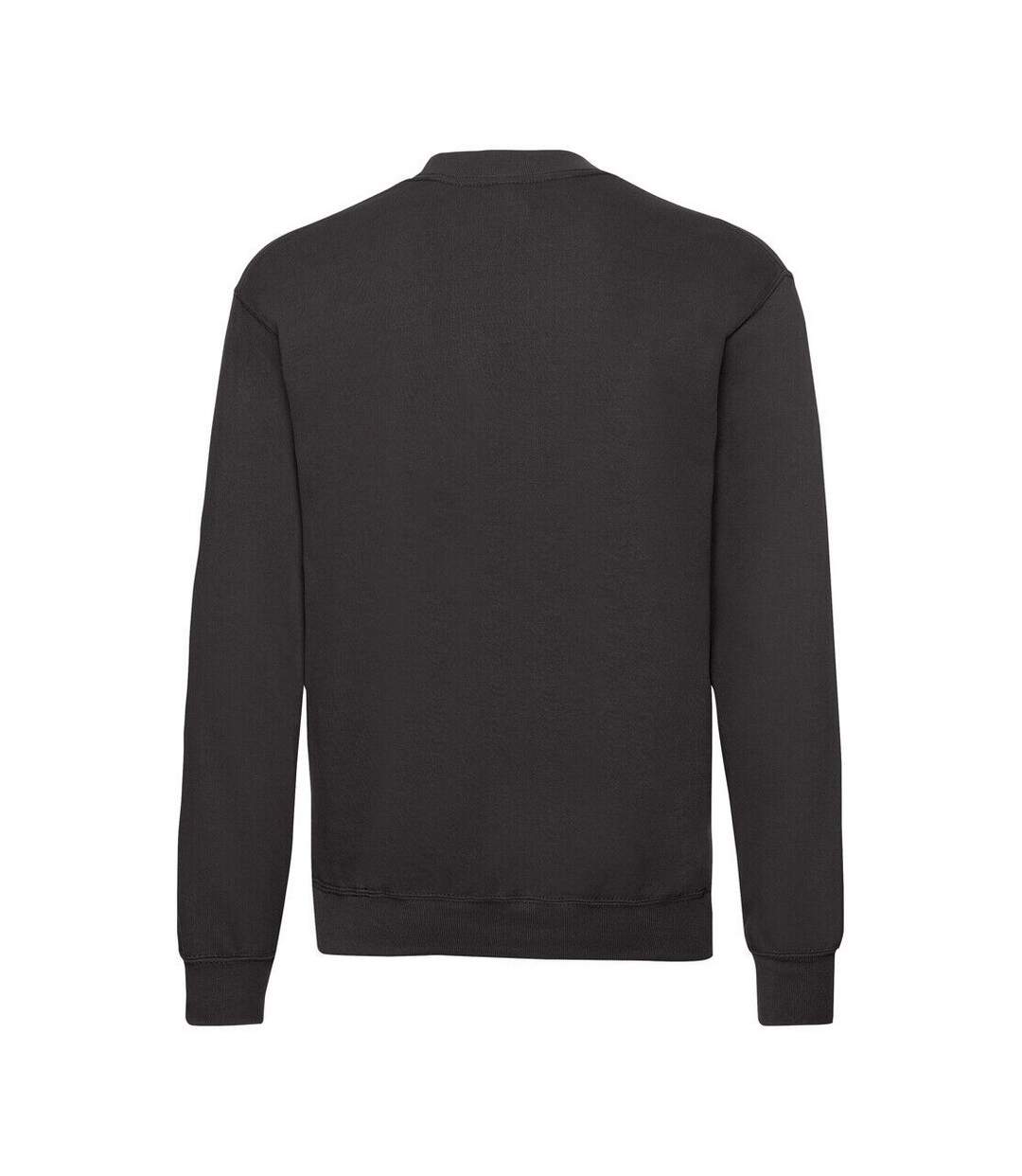 Sweat homme noir Fruit of the Loom-2