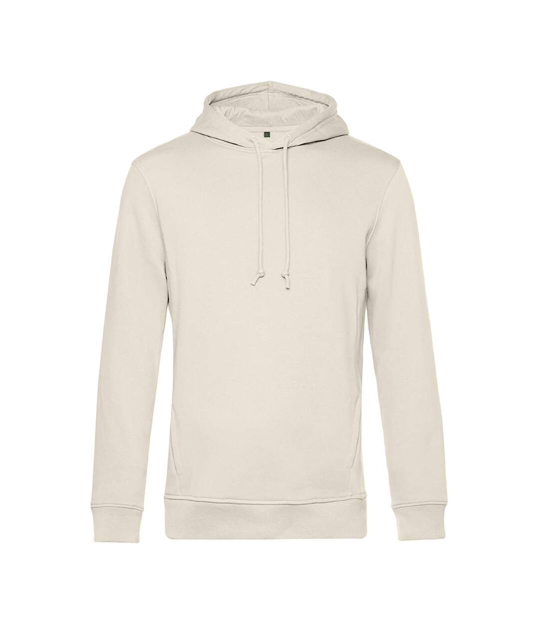 Sweat à capuche homme blanc cassé B&C-1