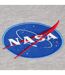 Unisex Adult Nasa Cotton Blend Sweatshirt Grey Heather Alpha-3