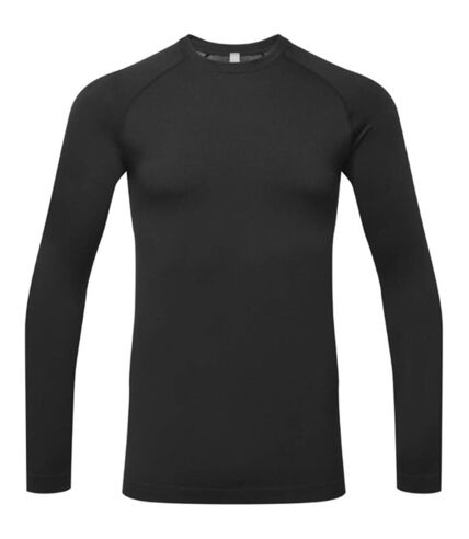 T-shirt manches longues col rond - NN270 - noir - homme