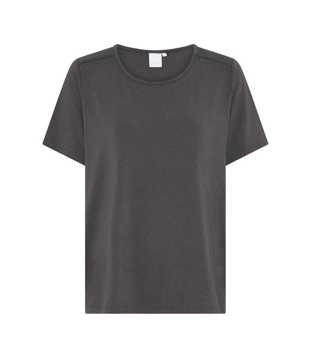 Womens/ladies Bea Plain T-shirt Brown CCDK Copenhagen-1