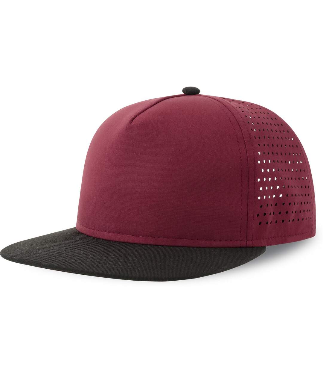 Casquette ajustable bank adulte bordeaux / noir Atlantis