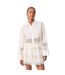 Womens/ladies Sophia Cotton Blouse Gardenia Edited-4