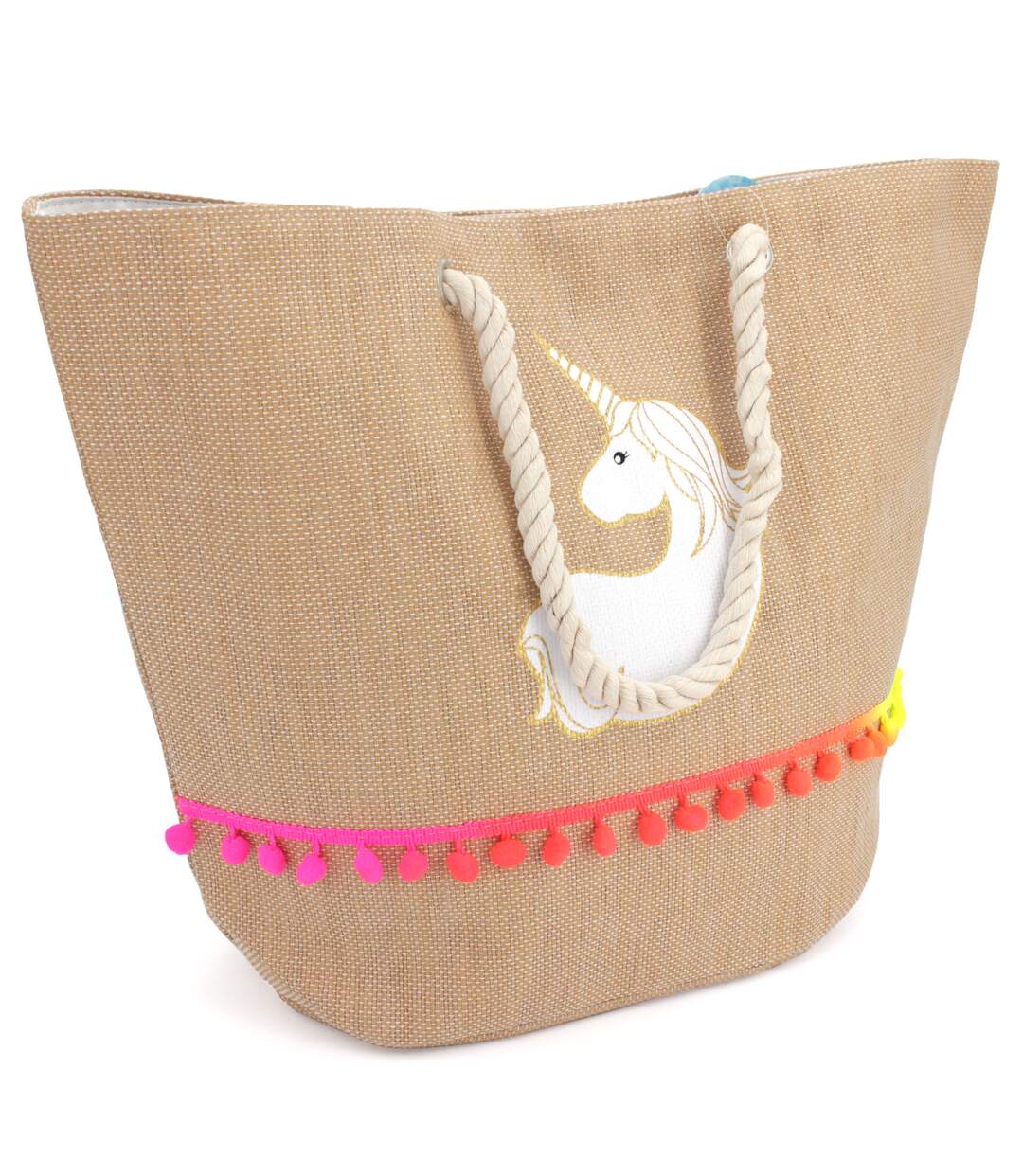 Sac de plage POMPON Licorne-2