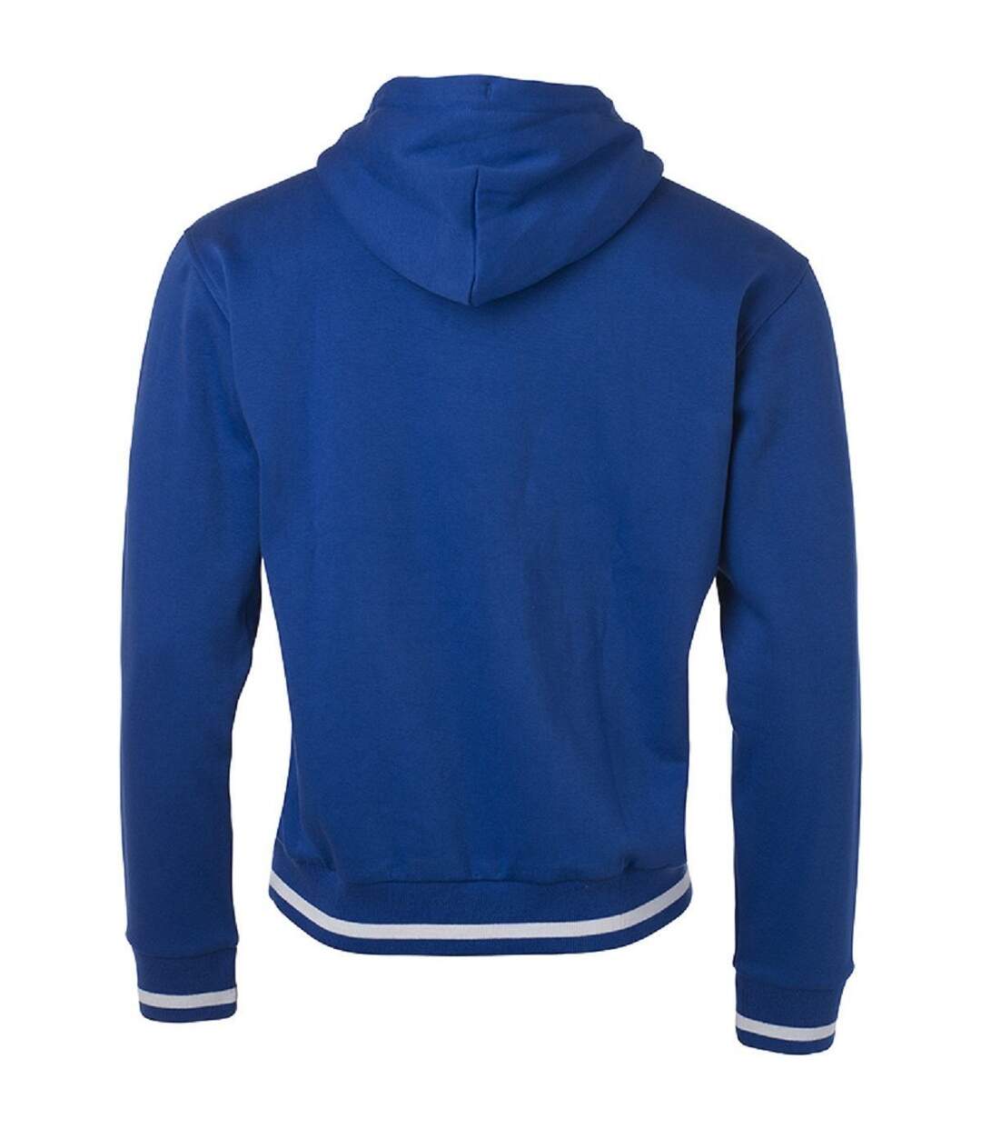 Sweat shirt à capuche homme - JN778 - bleu roi-2