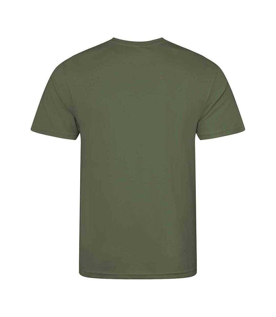 T-shirt just cool homme vert kaki Awdis-2