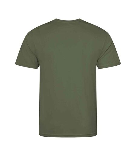 T-shirt just cool homme vert kaki Awdis