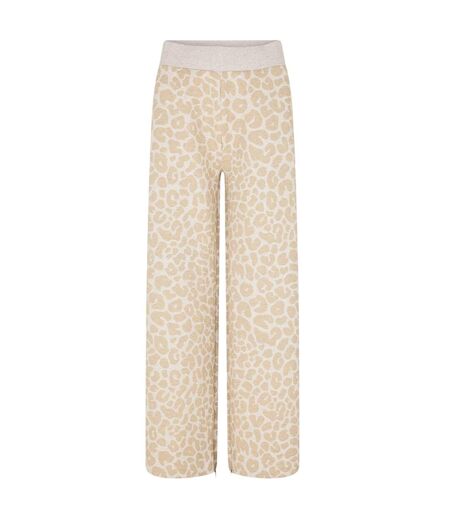 Pantalon De Détente Motif/style Imprimé Léopard Femme Blanc Boss