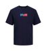 Lot De 3  T-shirts Homme Bleu Foncé Jack And Jones-3