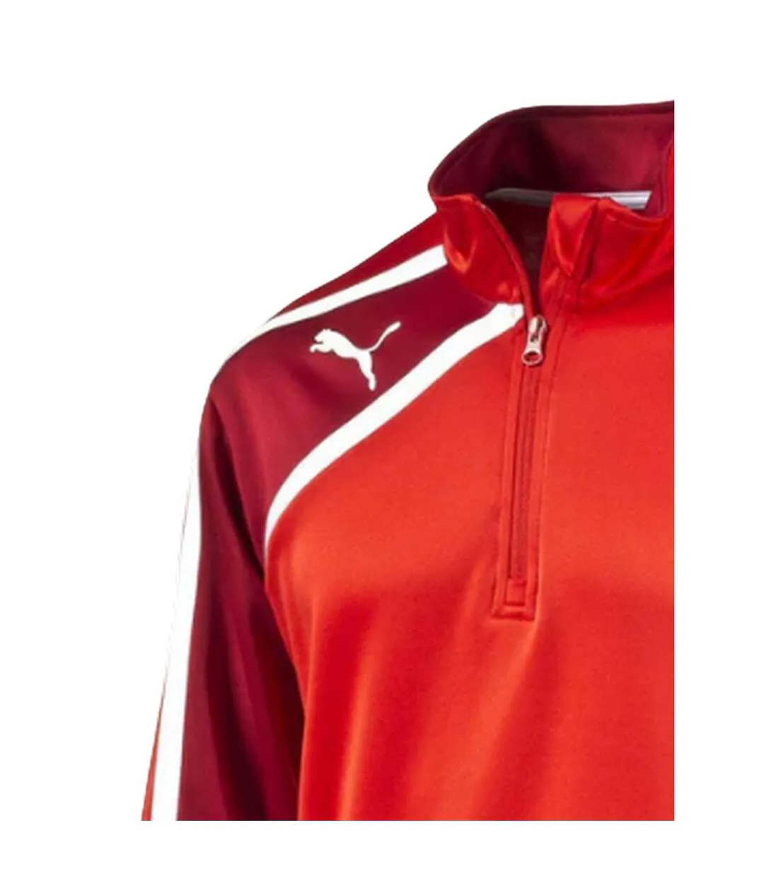 Mens Spirit Performance Half Zip Jacket Red Puma-4
