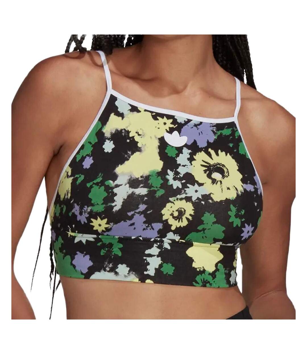 Débardeur imprimé Femme Adidas Floral - 36-1