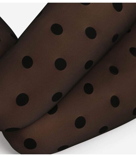 Collant thermique effet peau et motif Thermo