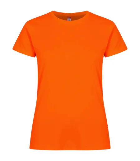 T-shirt Basic Active Femme Orange Fluo Clique