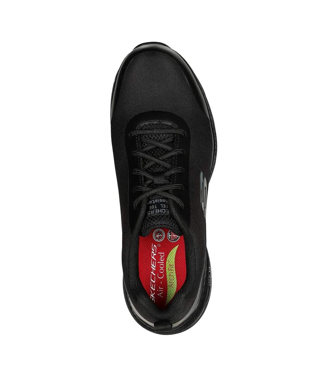 Mens Steel Toe Cap Safety Shoes Black Skechers-4