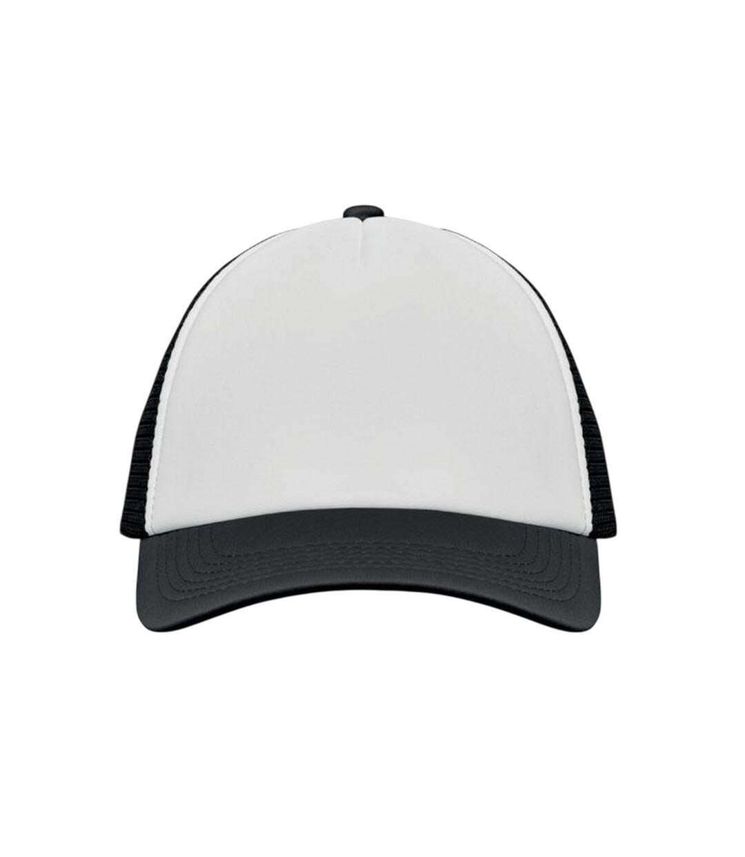 Casquette Trucker Bubble Blanc Noir MidOcean-1