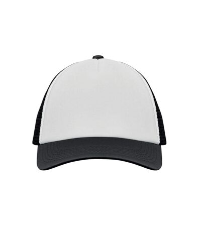 Casquette Trucker Bubble Blanc Noir MidOcean