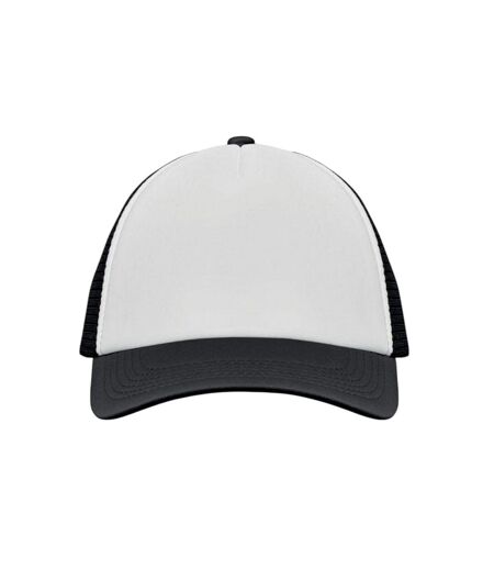 Casquette Trucker Bubble Blanc Noir MidOcean