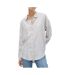 Chemise blanche/gris femme vero moda nora-1