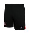 Brentford FC Mens 21/23 Umbro Home Shorts (Black/Red)