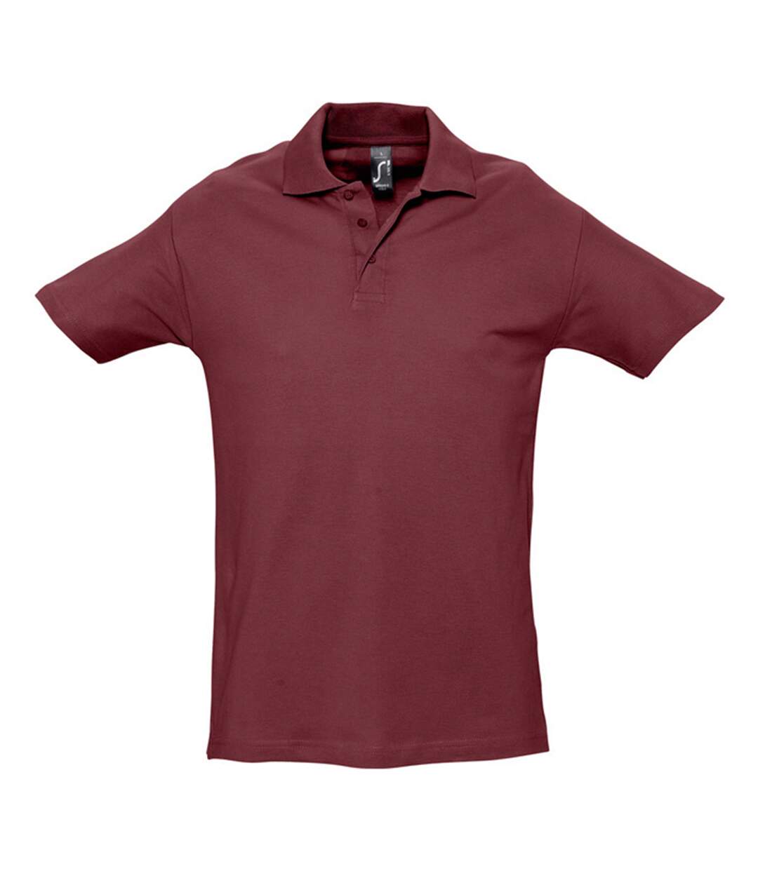 SOLS Mens Spring II Short Sleeve Heavyweight Polo Shirt (Burgundy) - UTPC320