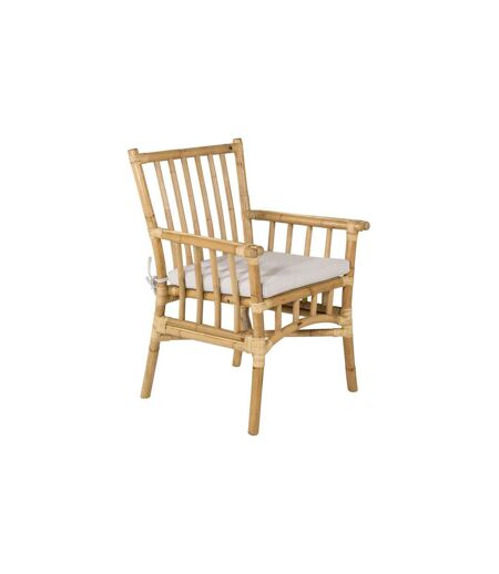 Chaise de Jardin Avec Accoudoirs Cane 92cm Naturel