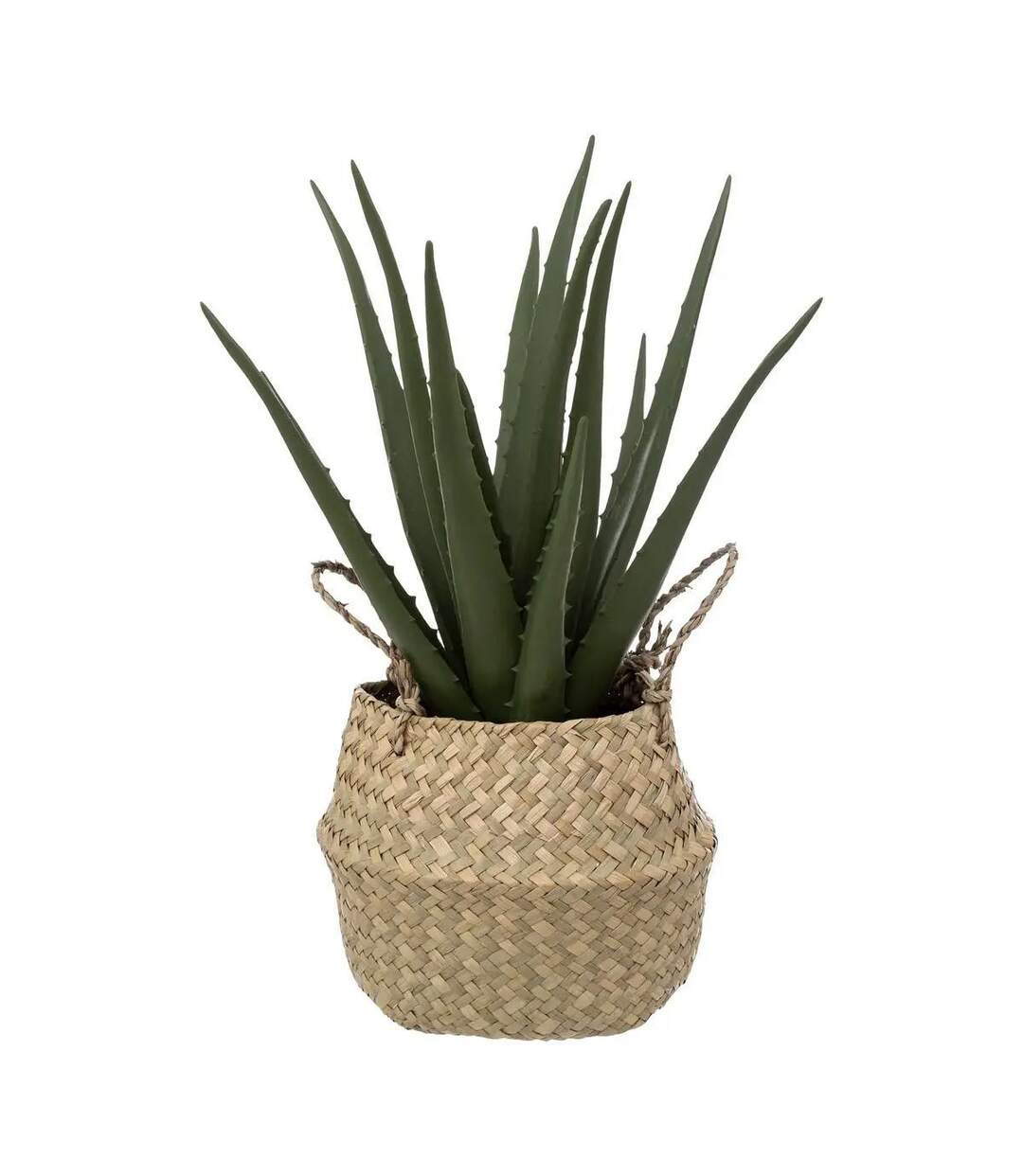 Plante Artificielle & Pot Aloe Vera 37cm Vert-1