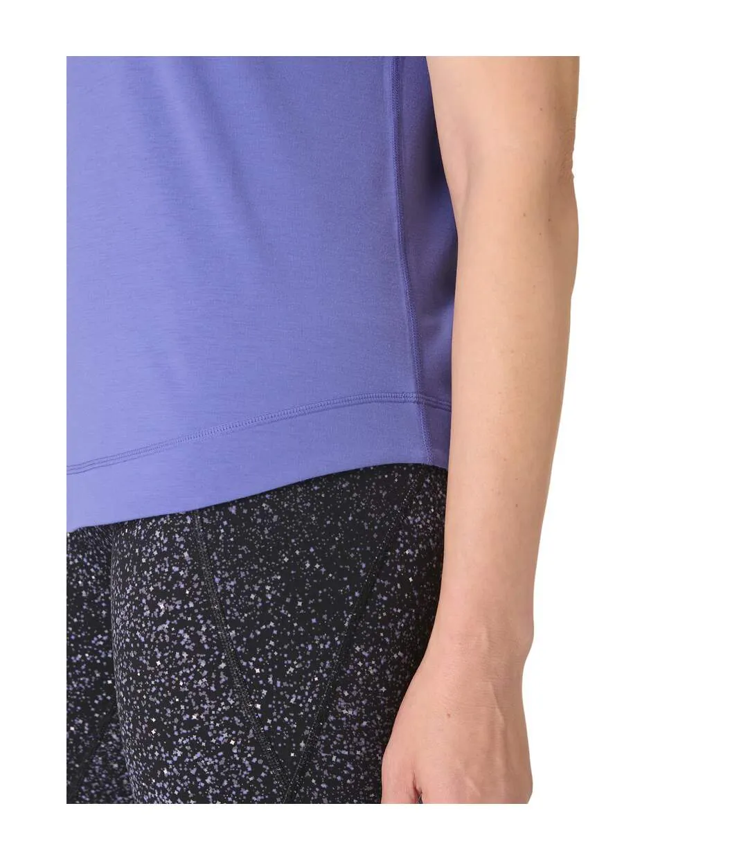T-shirt Easy Femme Bleu Sweaty Betty-4