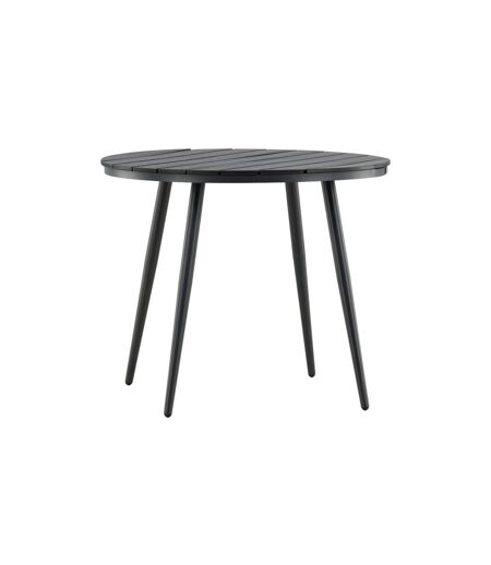 Table de Jardin Ronde Break 90cm Noir