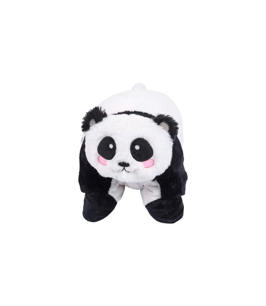 Bouillotte Coussin Panda 34cm Blanc & Noir-2