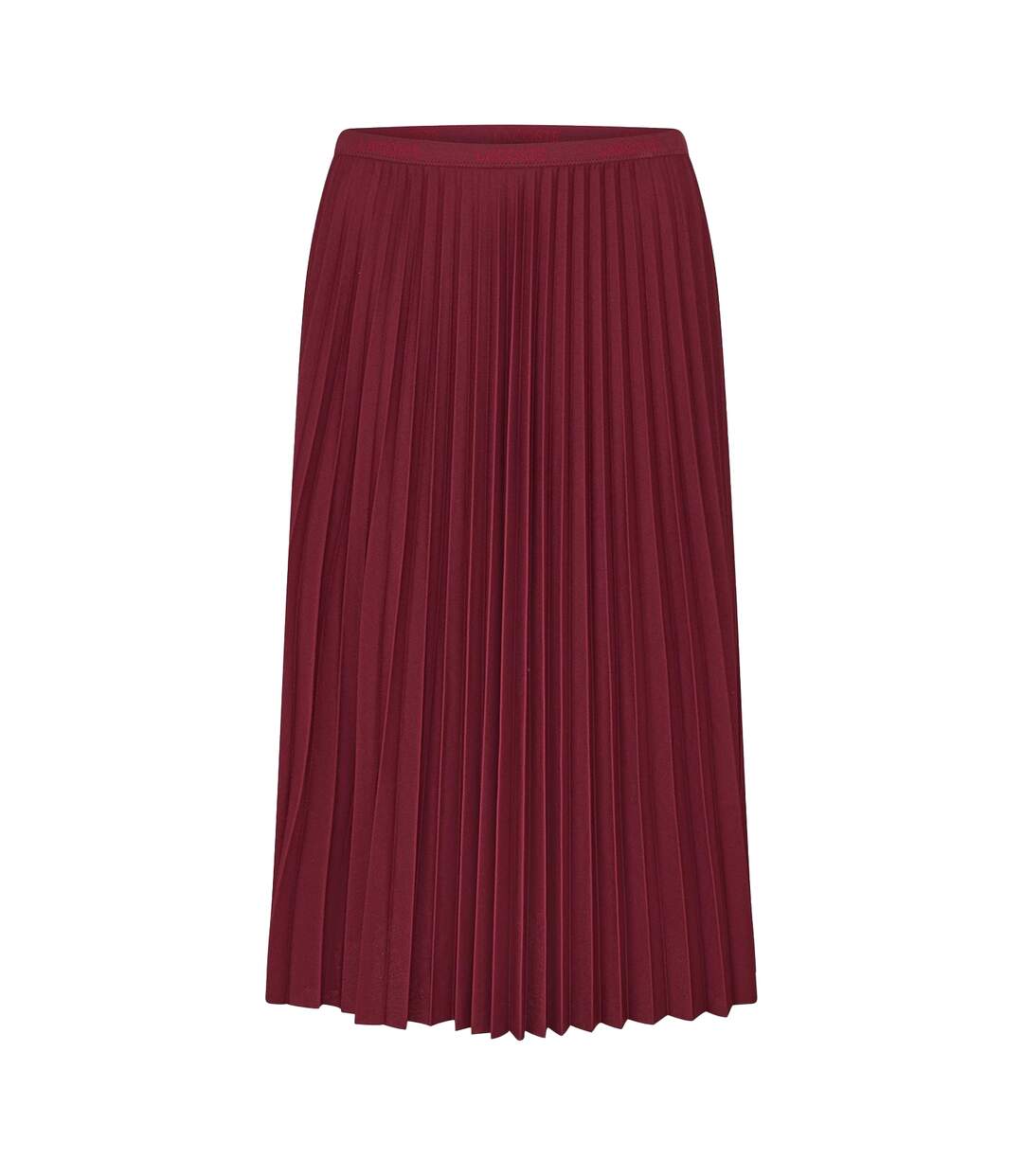 Jupe Mi-longue Femme Rouge Lacoste-2