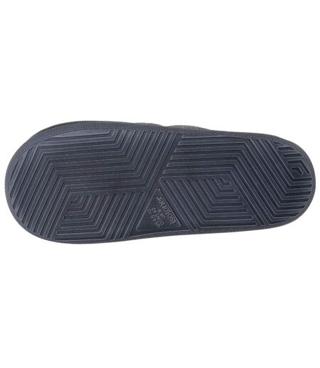 Isotoner Chaussons Mules homme matière feutrine, semelle bloup extra confort