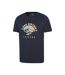 Mens Lake District Short-sleeved T-shirt Navy Mountain Warehouse-4