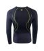 T-shirt Manches Longues Ikar Homme Bleu Marine Foncé Hi-Tec-2