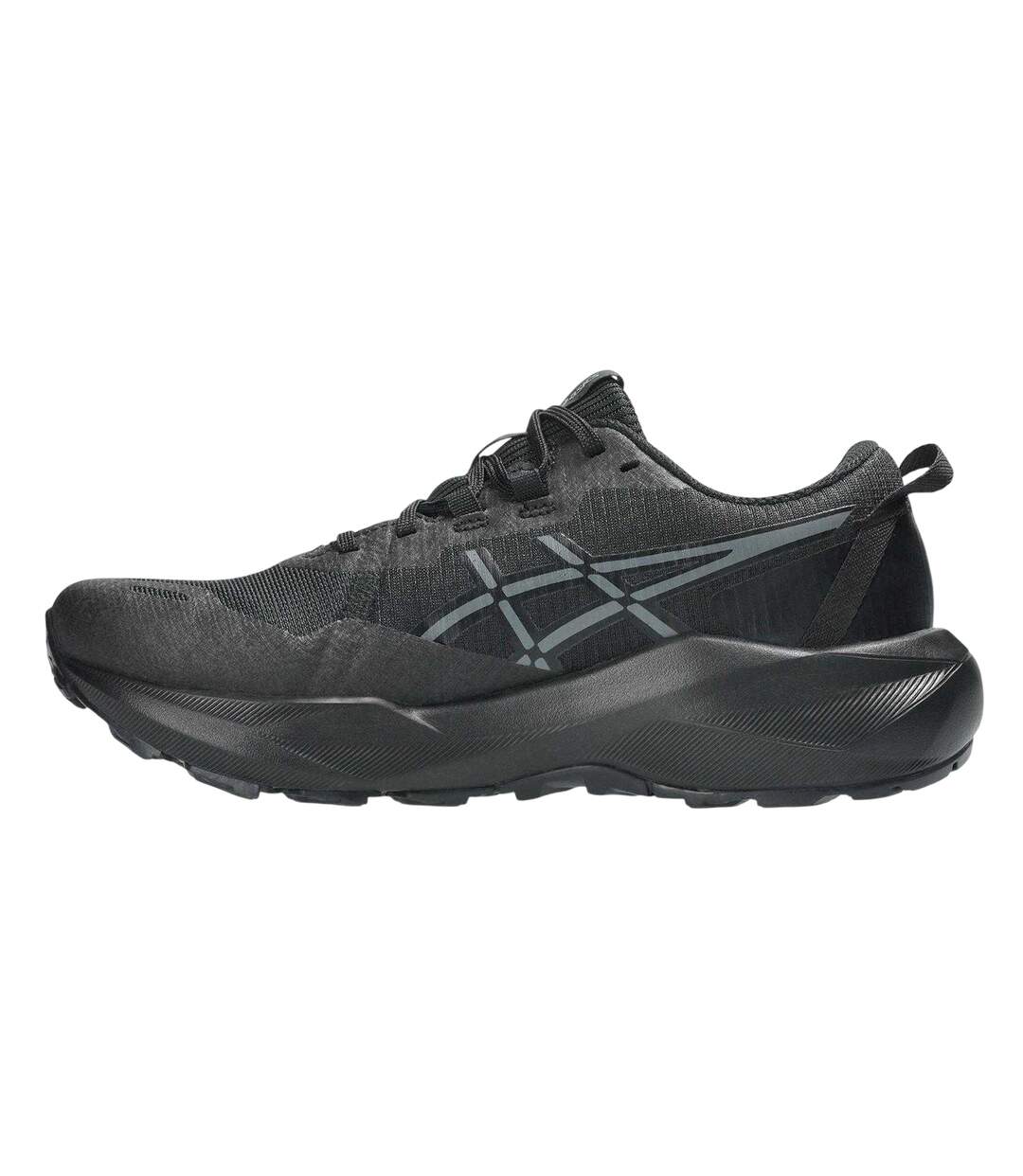 Womens/ladies Gel Venture 11 Running Trainers Black Grey Asics-3