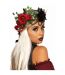 Forum Novelties Womens/Ladies Flower Costume Headwear (Black/Red/Green)
