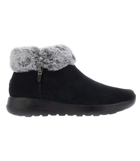 Womens/ladies on-the-go joy savvy boots black Skechers