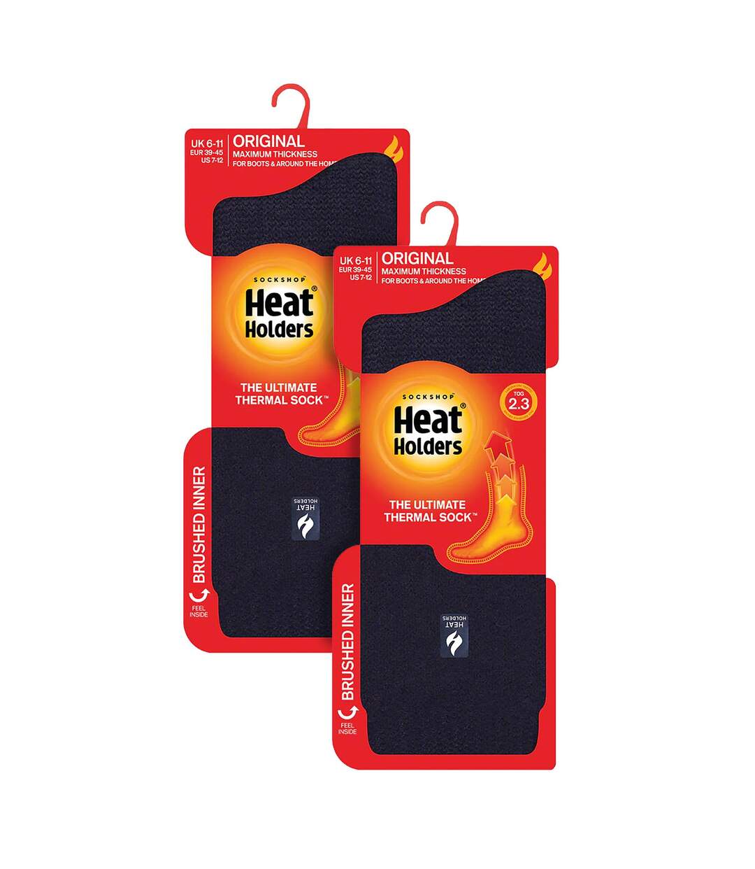 Lot de 2 chaussettes thermiques originales pour hommes-2