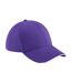Casquette Motif/style 6 Panneaux Athleisure Violet Blanc Beechfield-1
