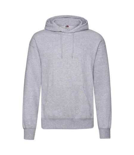 Sweat À Capuche Classic Homme Gris Chiné Fruit Of The Loom