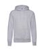 Sweat À Capuche Classic Homme Gris Chiné Fruit Of The Loom-1